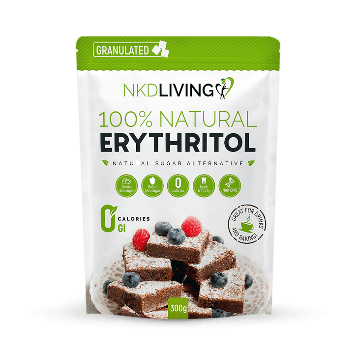 NKD Living Natural Erythritol Granulated Natural Sweetener 300g
