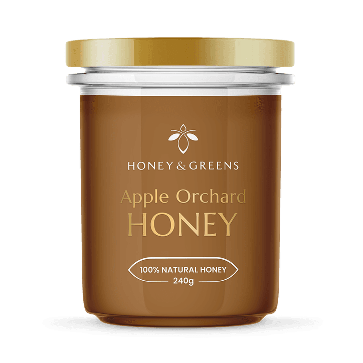 Honey & Greens British Apple Orchard Honey 240g
