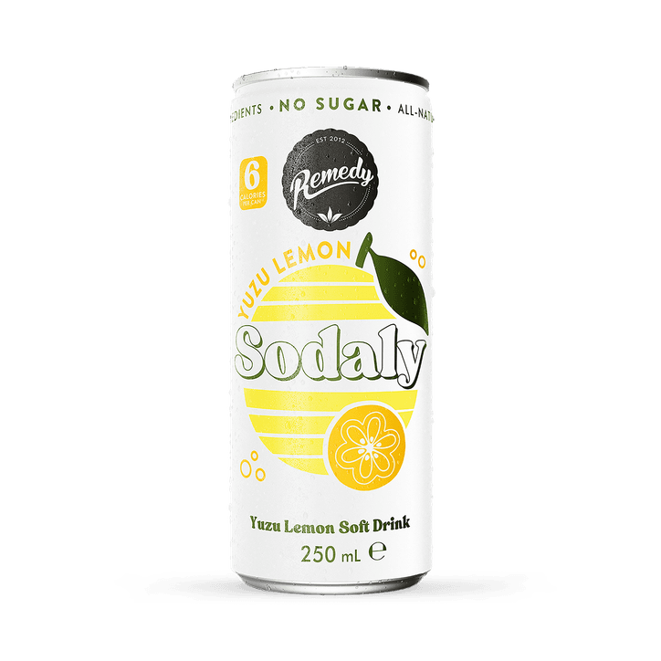 Remedy Sodaly Yuzu Lemon Sugar Free Drink 250ml