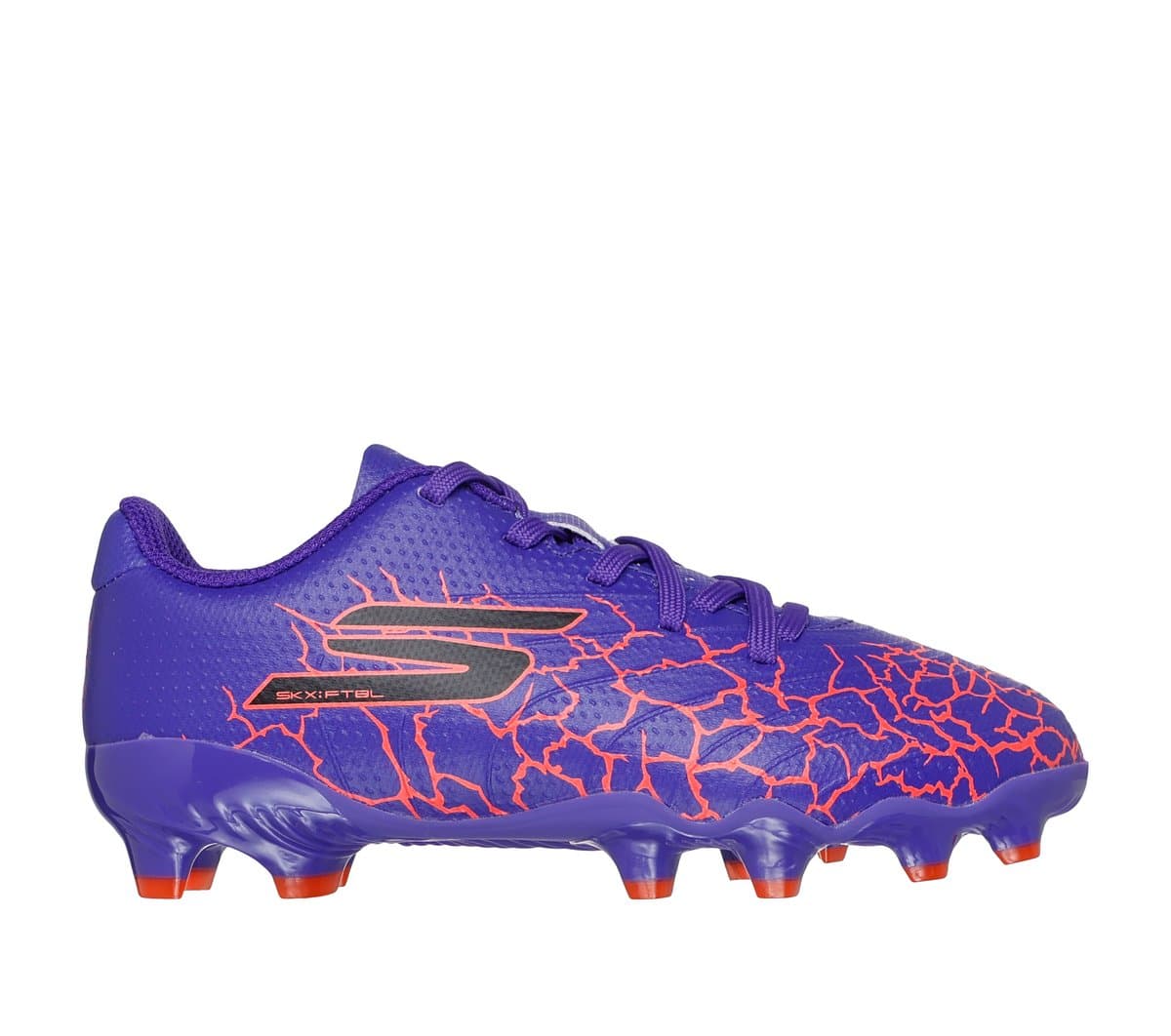 Skechers SKX_ 1.5 Jr Td FG Sneaker in Purple, Size 11.5 | Synthetic/Textile