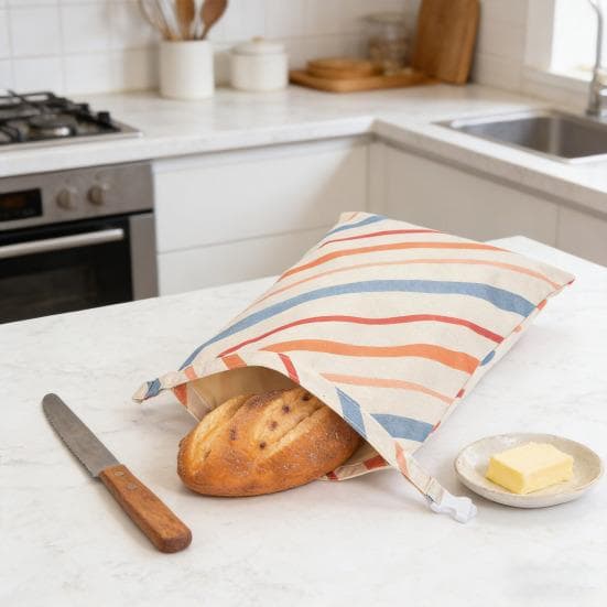 Bag Large Beeswax Lining And Cotton Natural Bread Storage Bag Keeps Bread