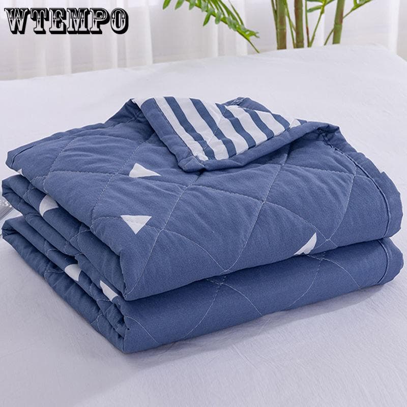 Summer Cooling Blanket Cooling Fiber Breathable Soft Cooling Quilt Machine Washable Air Conditioning Quilt