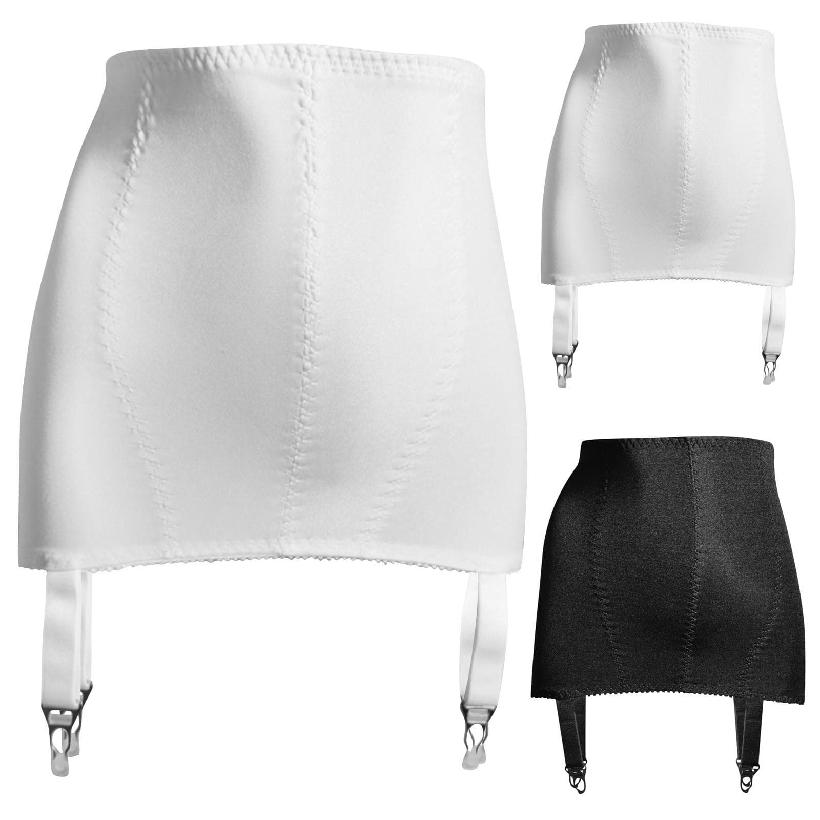 Garter Fabric Model Skirt Model Elastic 4-jaw Adjustable Stocking Garters cm black