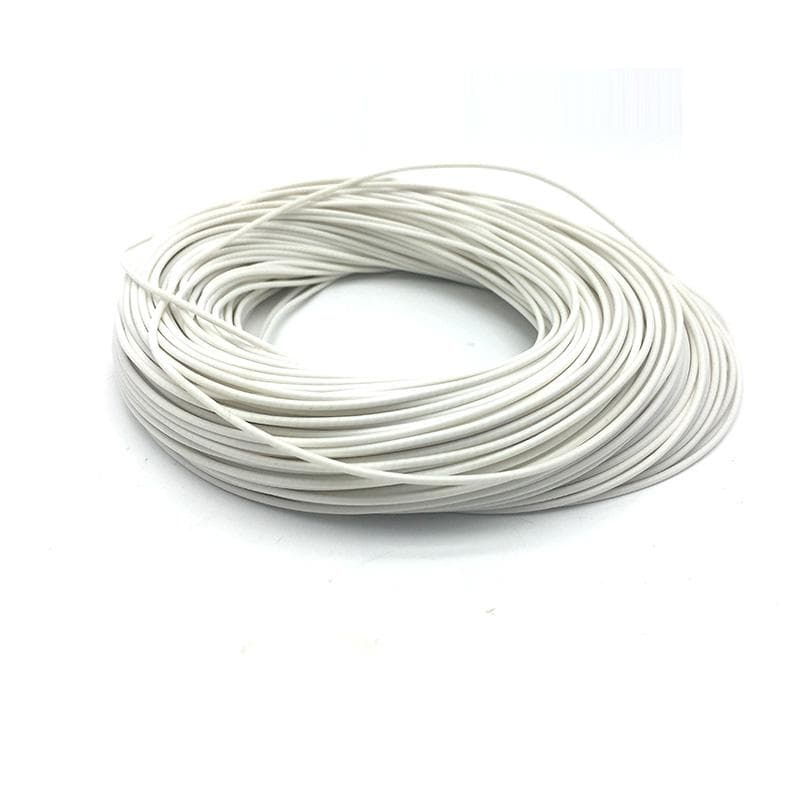 Low Voltage Silicone Rubber Heating Cable Electric Heating Wire for Heating Pad Heating Mat white