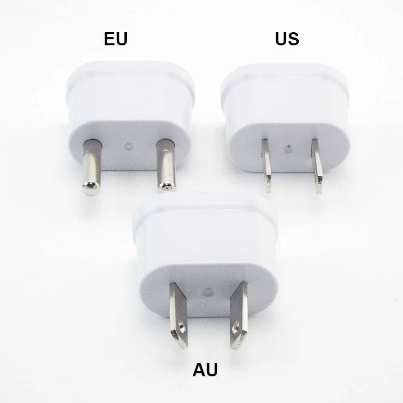 Electrical AC EU AU US Travel Plug wall Power Adapter American US To EU AU Australia Korea Outlet AC power Socket Converter white
