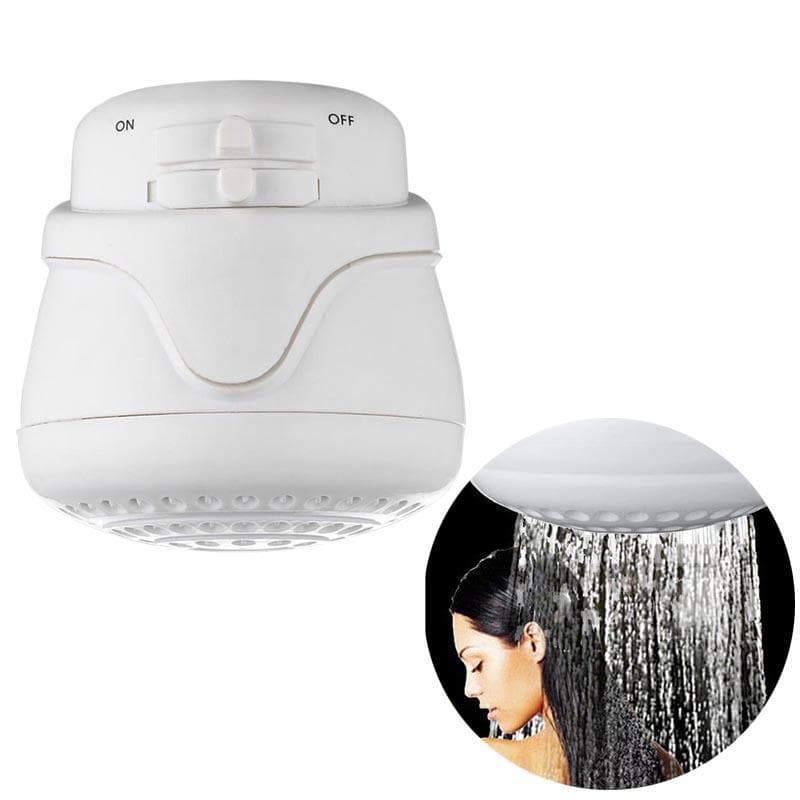 5400W Electric Shower Head Instant Hot Water Heater Water Saving High Power  Shower Heads High Quality Bathroom Showers white