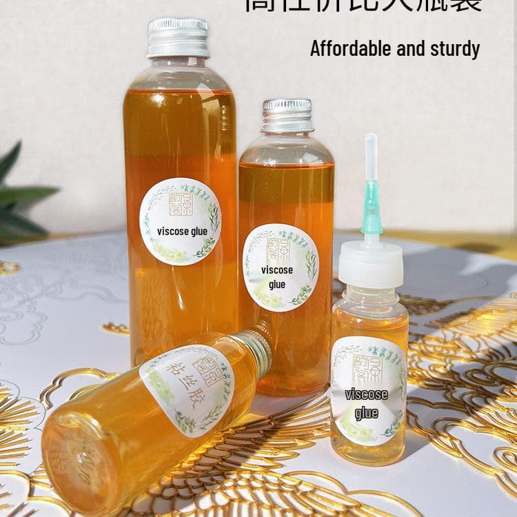 Viscose Glue for Cloisonné and Sand Painting with Gold Thread