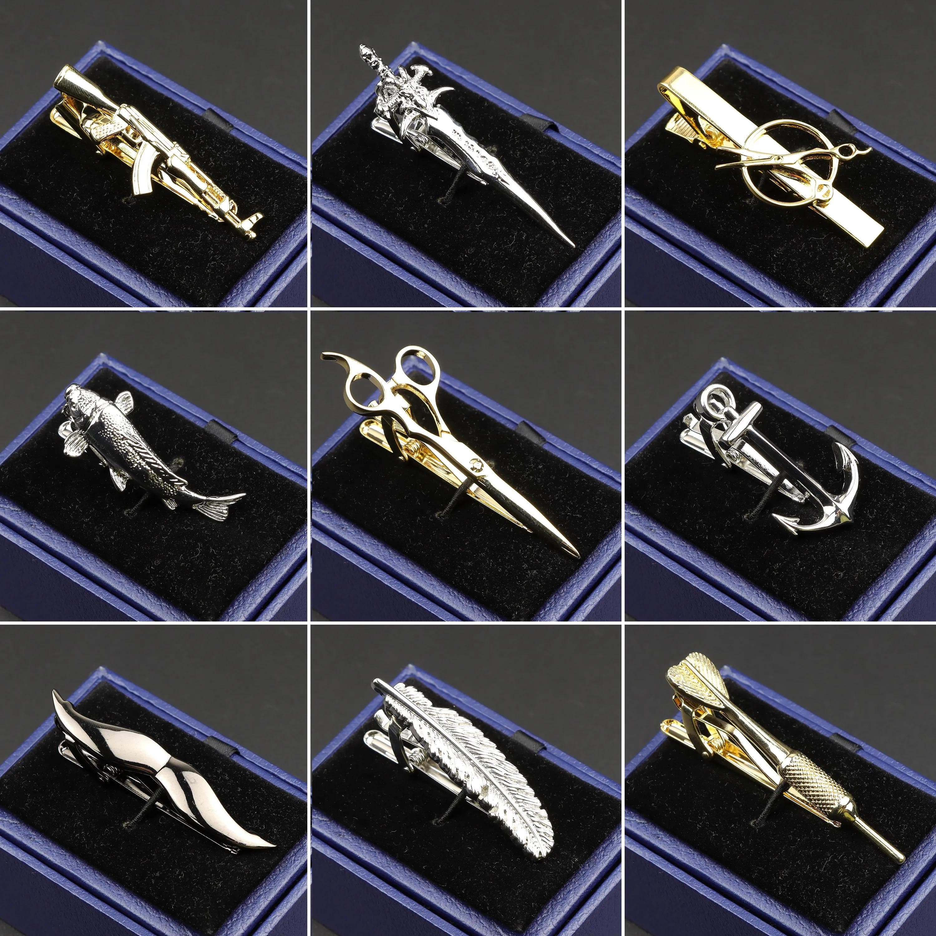 Men tie clip, Unique, Wedding, Clasp Bar, Necktie Pin, Metal, Tie Clip, Fashion, Alloy