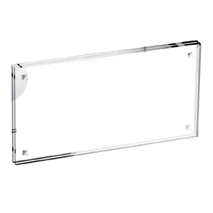 Professional Stamps Exhibition Case Acrylic Magnetic Closure Design Dustproof Coin Collection Dollar Bill Display Frame