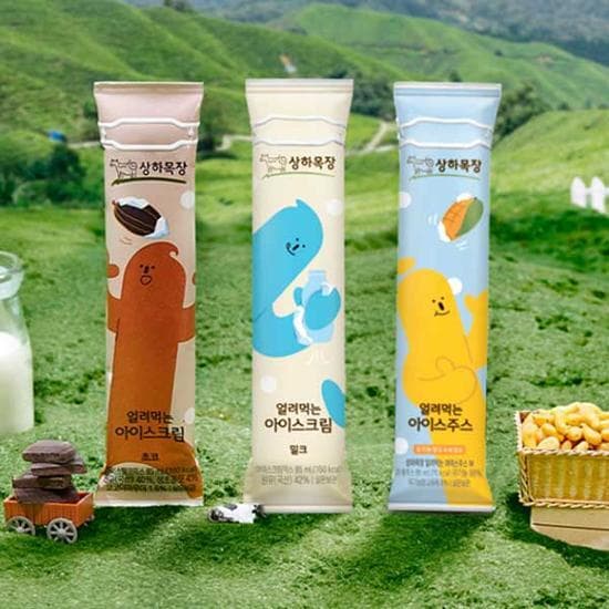 Sangha Ranch frozen ice cream 85ml, 24 pieces, 3 types, choose 1, Korean snacks