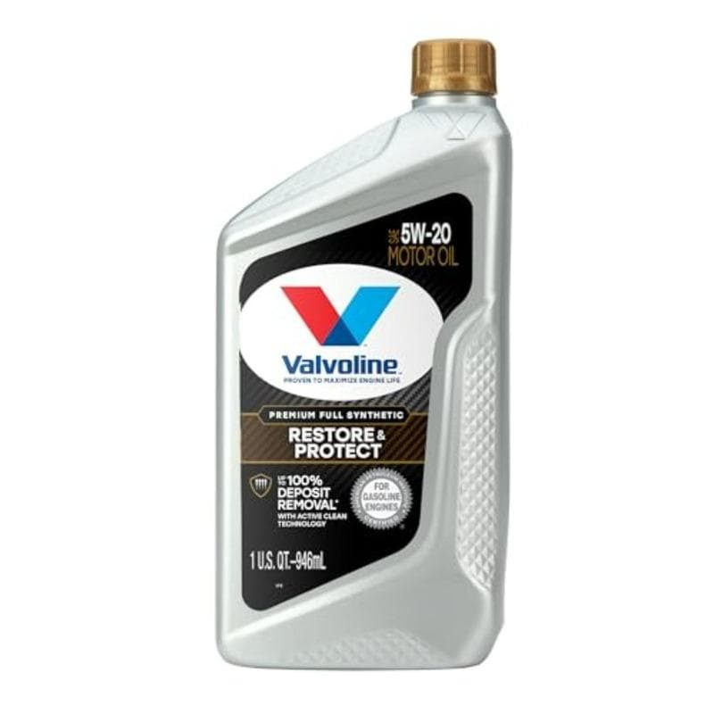 Restore & Protect Full Synthetic 5W-20 Motor Oil 1 QT, Case of 6