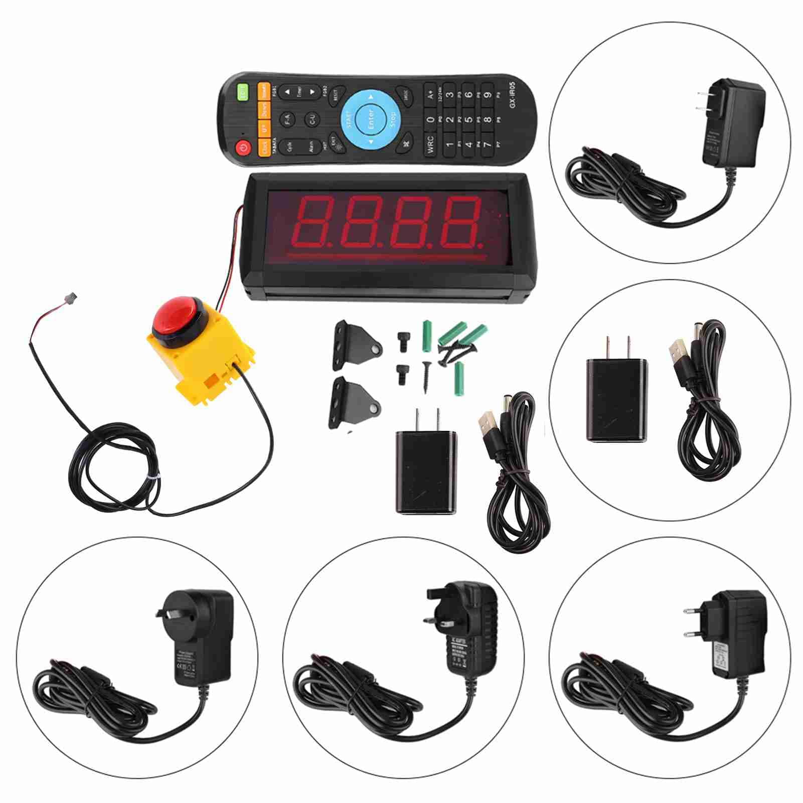 Popular Game Challenge 10 Seconds Countdown Timer LED Digital Display 1.8INCH 4 digits Digital Timer
