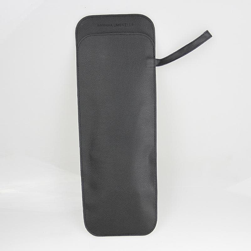 Black Pu Leather Umbrella Cover Case Portable Waterproof Umbrella Storage Pocket Umbrella Bag Portable Umbrella Cover black