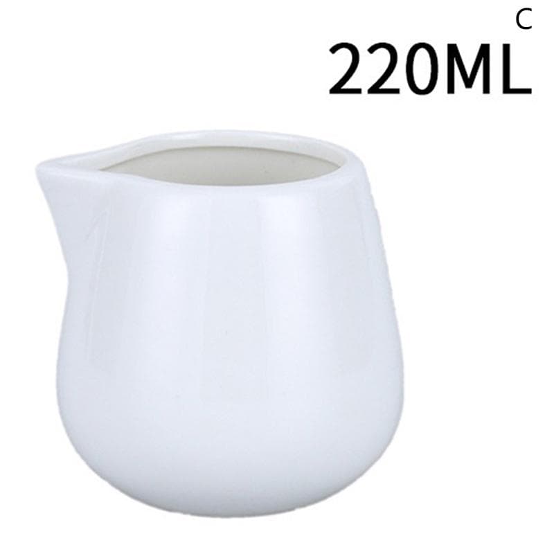 1 Pc Ceramics Sauce Dispenser Coffee Pitcher Salad Dressing Cup Server