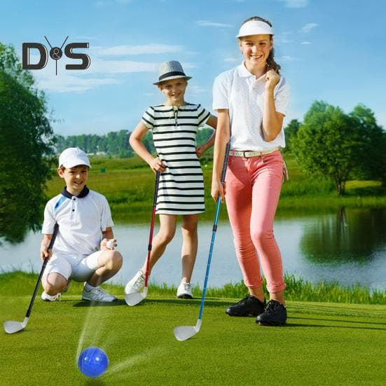 Adjustable Golf Club Telescopic Cutting Rod Aluminum Alloy Shaft Left Right Hand Golf Club with Clear Scale Golf Equipment black
