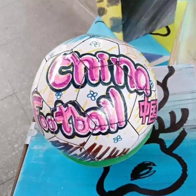 Signed Soccer Ball Painted Soccer Ball Size 3/4/5 Autograph Ball White Soccer Ball Signature Soccer Ball For Trophy Anniversary
