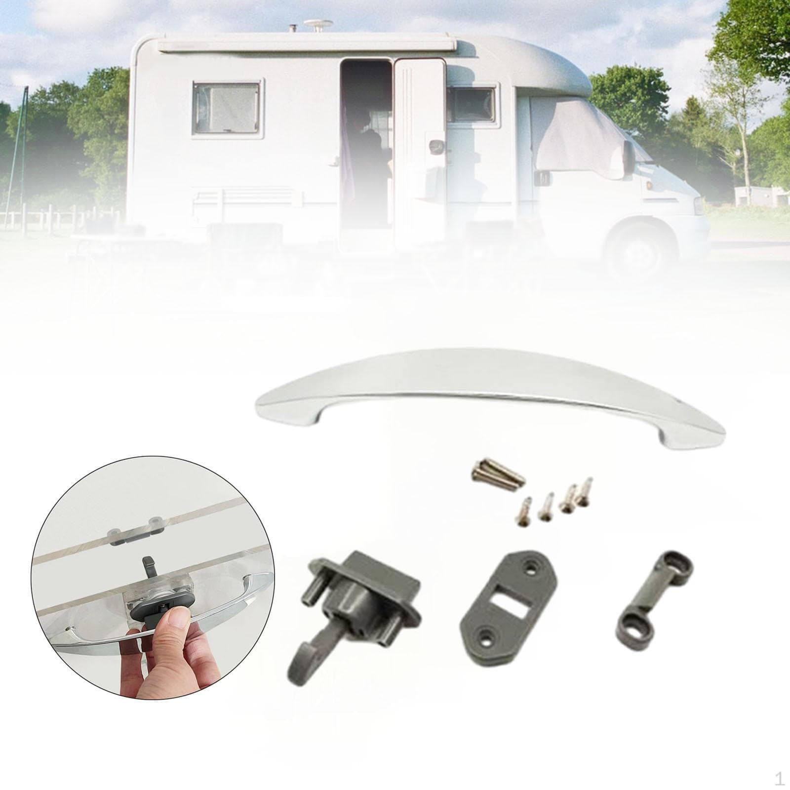 RV Drawer Latch and Handle Lock, Sturdy, Hardware, Cabinet Door Metal for Rvs
