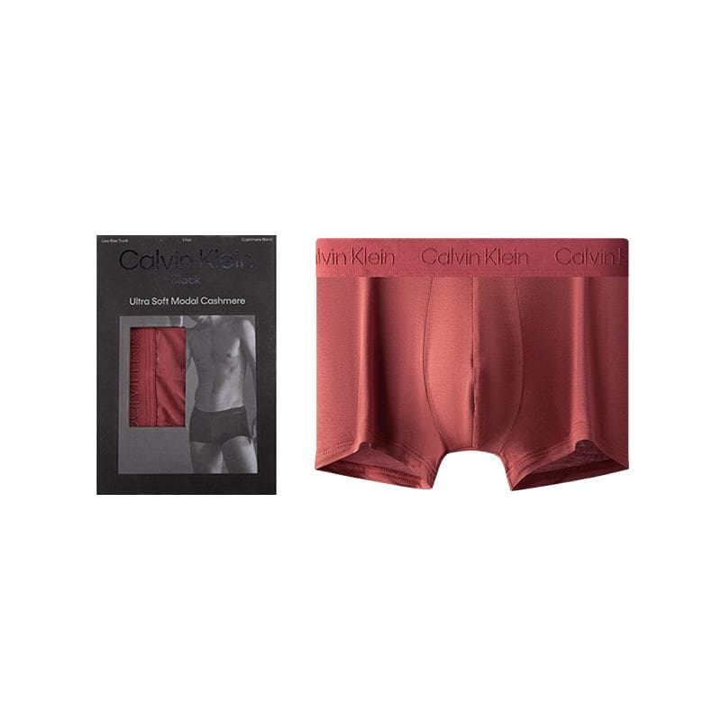 Calvin Klein Black Label Solid Breathable Mid-Rise Boxer Shorts Men underwear Raspberry NB3327VLL cm