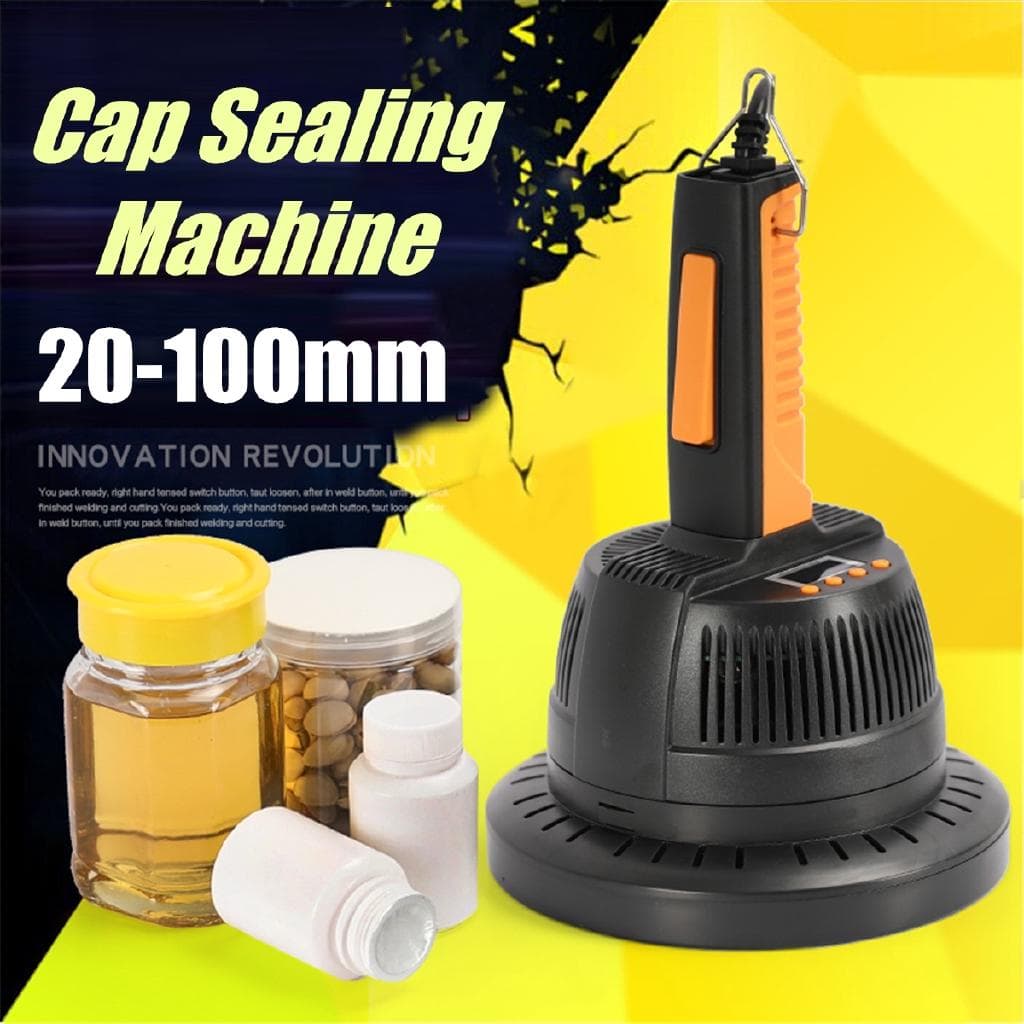 220V 1200W Cap Sealing Machine 20-100mm Electric Induction Sealer Bottle Cap Seal Ring Machine