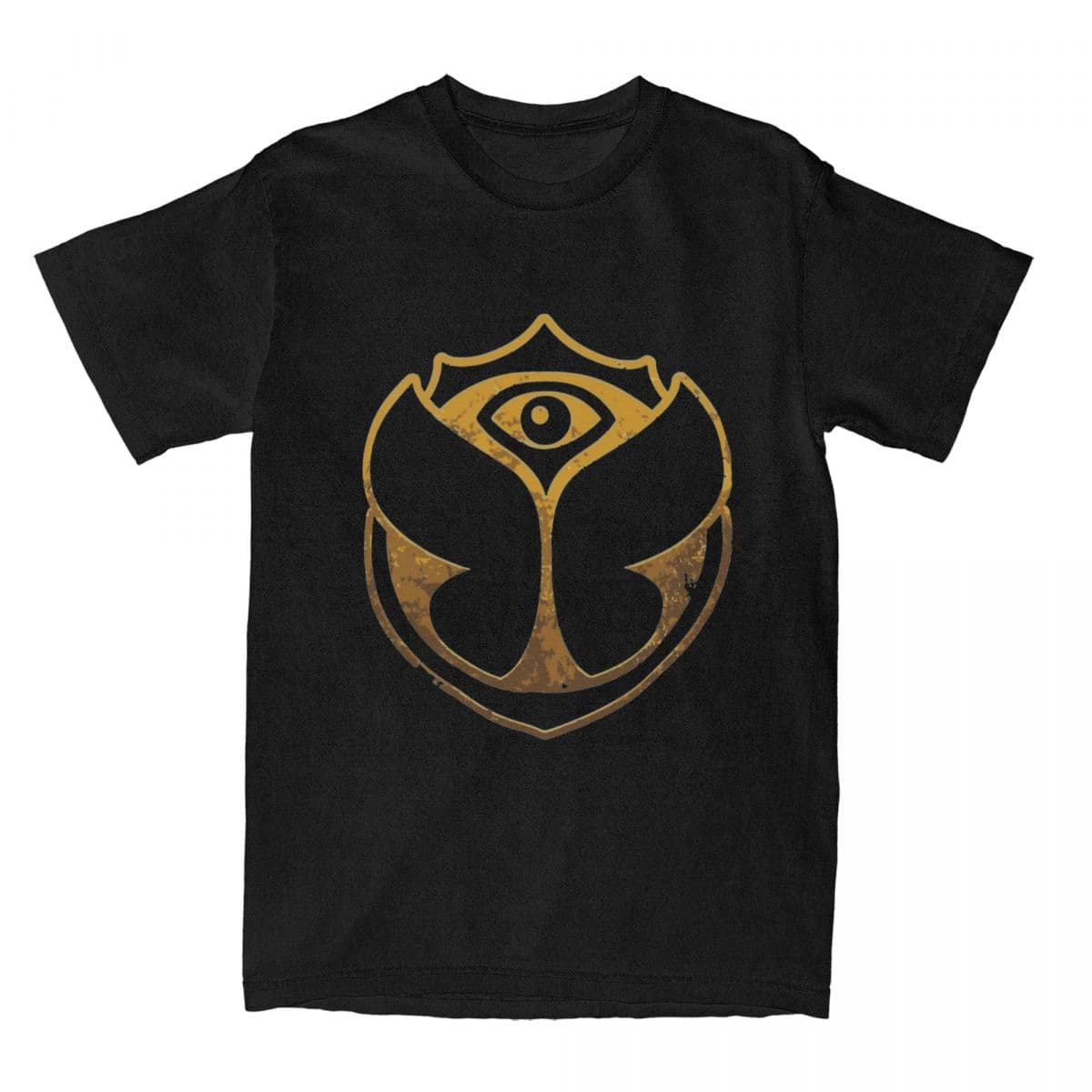 T-Shirt TomorrowLand Electronic Music Festival 100 Cotton T-Shirts Gold Logo Tee Shirt for Men's Beach Y2K Short Sleeve Clothing cm