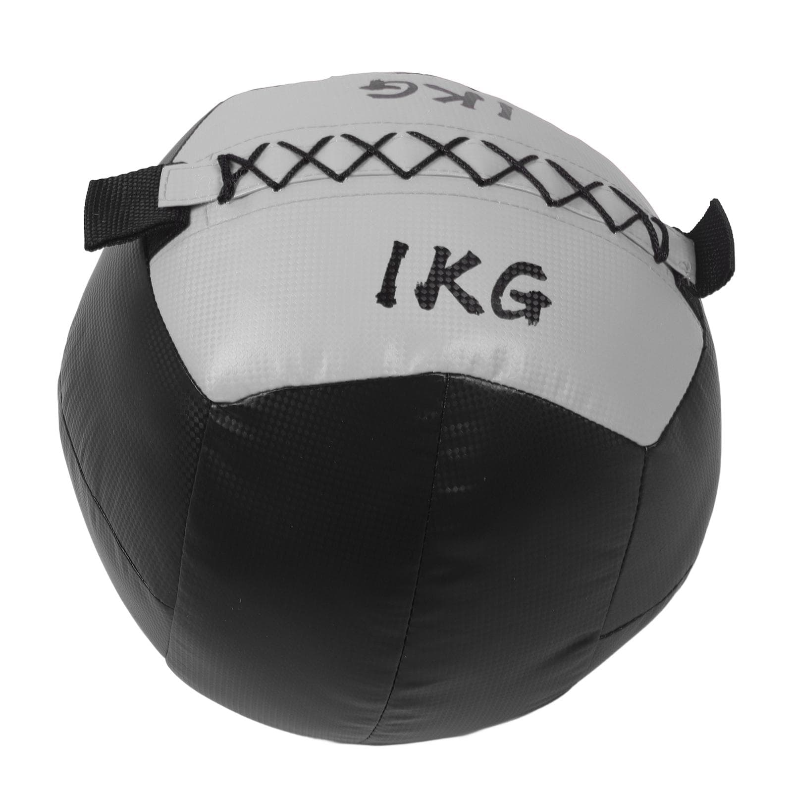 Weighted Wall Ball 2.2lb 1KG PU Leather Soft Exercise Fitness Weight Ball for Strength Stretch