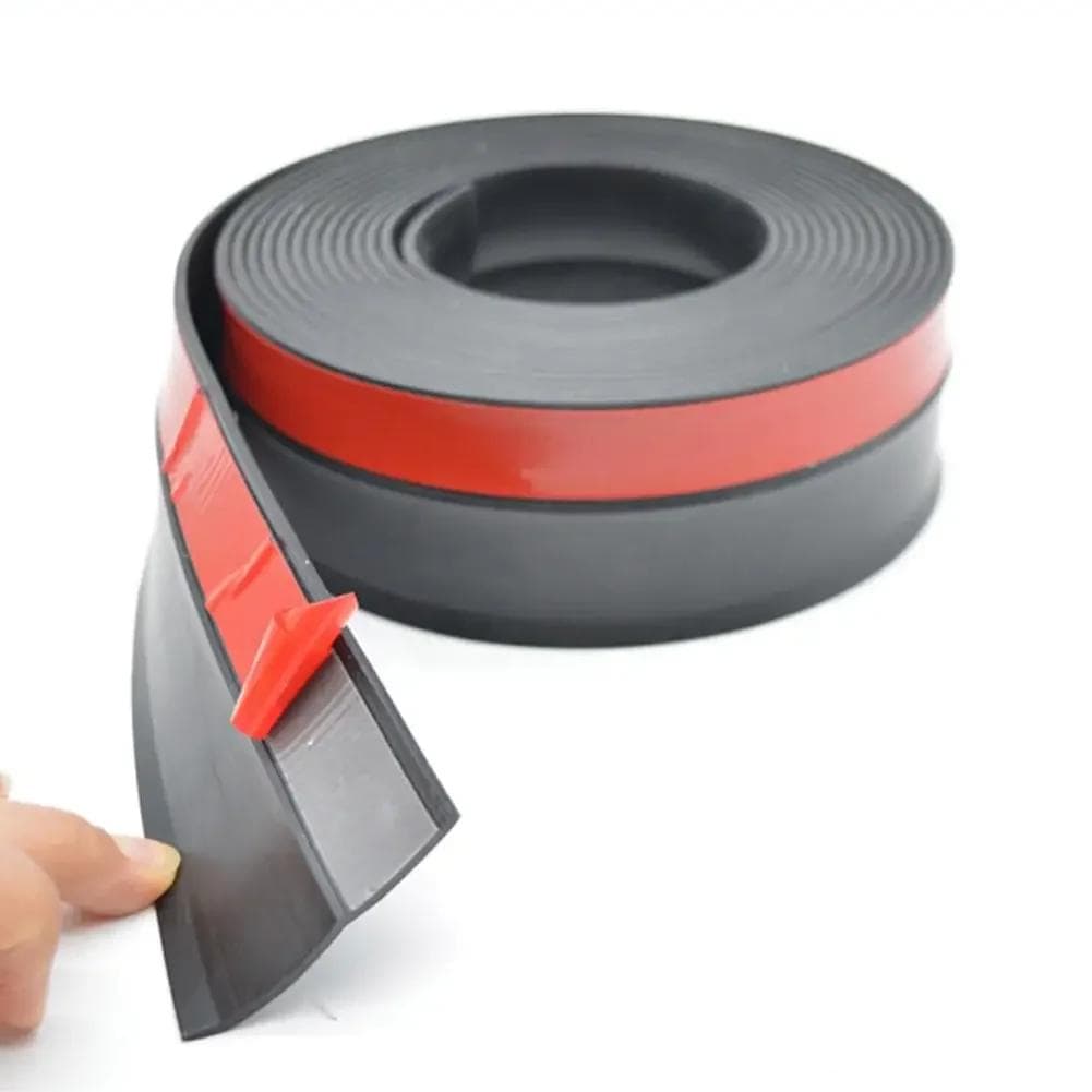 Weatherproofing Garage Door Seal Strip Designed To Fit Various Sizes Ensuring Optimal Performance Against Elements white