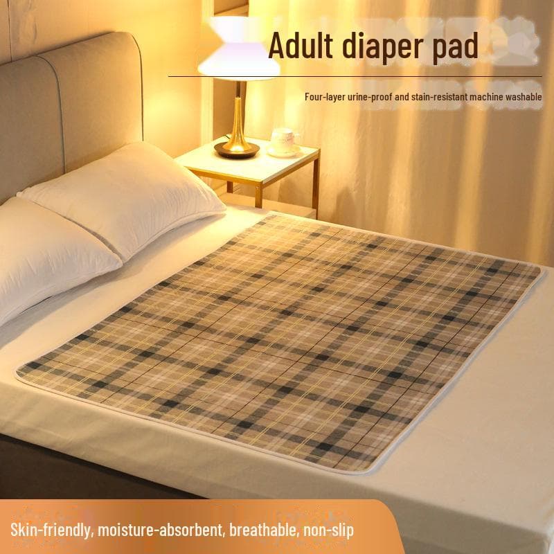 Waterproof, Washable Cotton Adult Diaper Pad - Breathable, Oversized Care Mattress for Elders 230cm