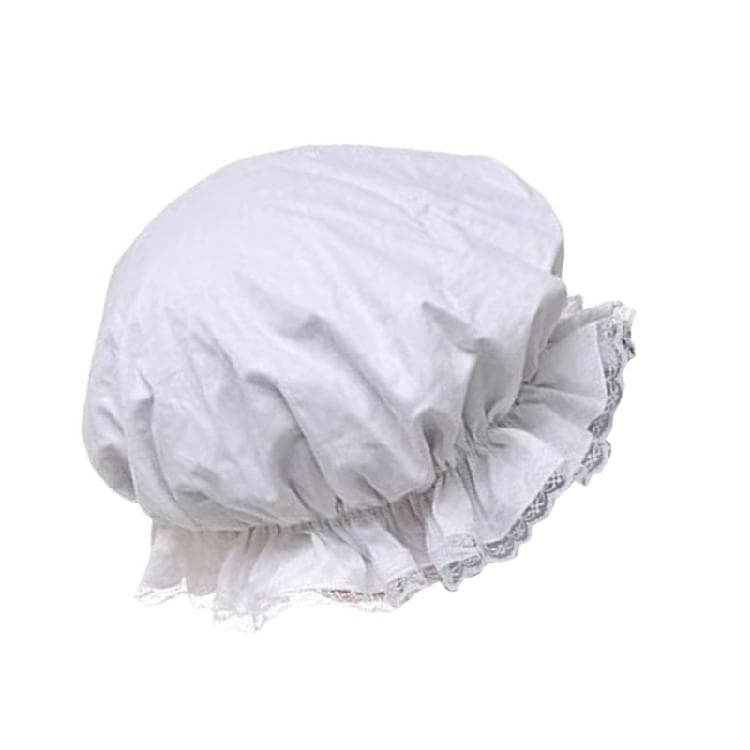 Women Lace Brim Caps Perfect for Theme Party Dress Maid Cosplay Props White Hat Nurse Headdress Maid Cosplay Props cm white