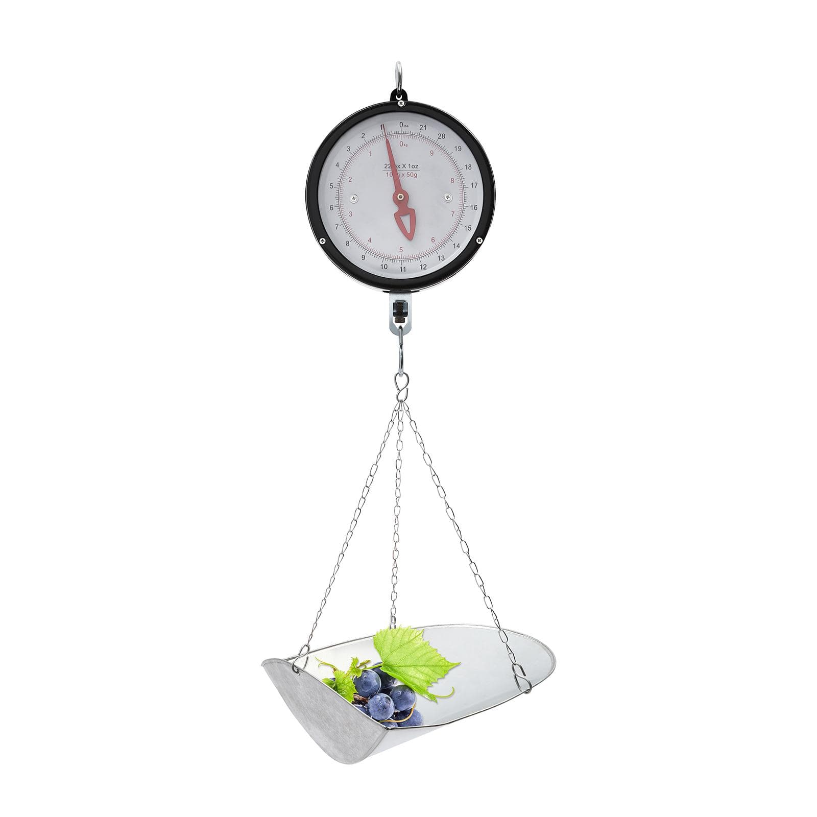 Double-Sided Dial Hanging Scale, Hanging Scale with 2 Units, Hanging Scale