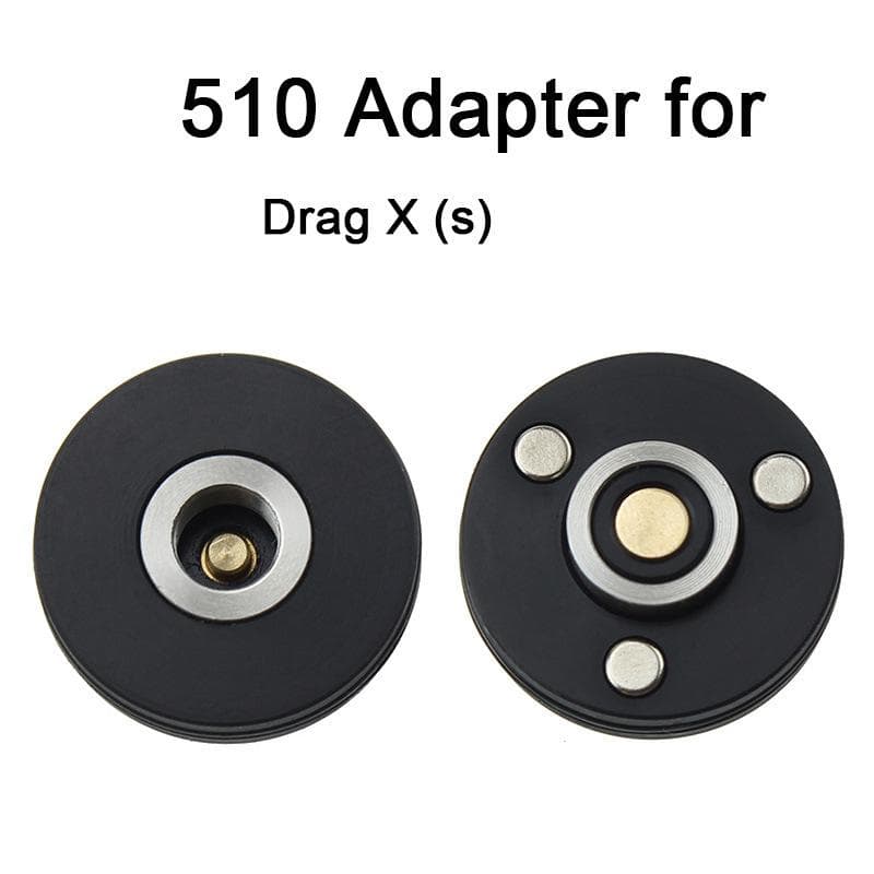 510 Drag X Adapter For Drag S Magnetic Connector Atomizer Adapter black