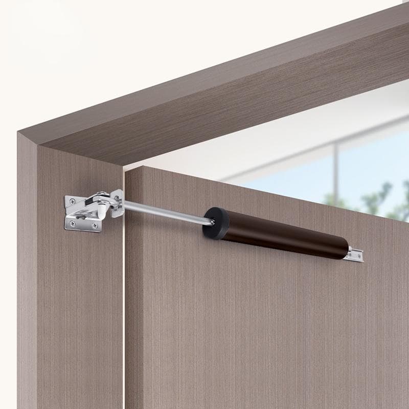 Simple Door Closer Silent Pneumatic Hydraulic Buffer Automatic Household Door Closing Artifact Wooden Door Door Automatic Door Closer silver