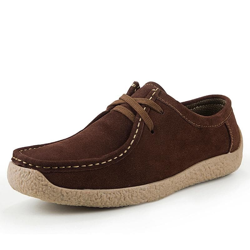 British Style Classic Leather Men Casual Shoes Luxury  Suede Winter Shoes Minimalist Shoes For Men Driving Oxfords Sneakers cm dark brown