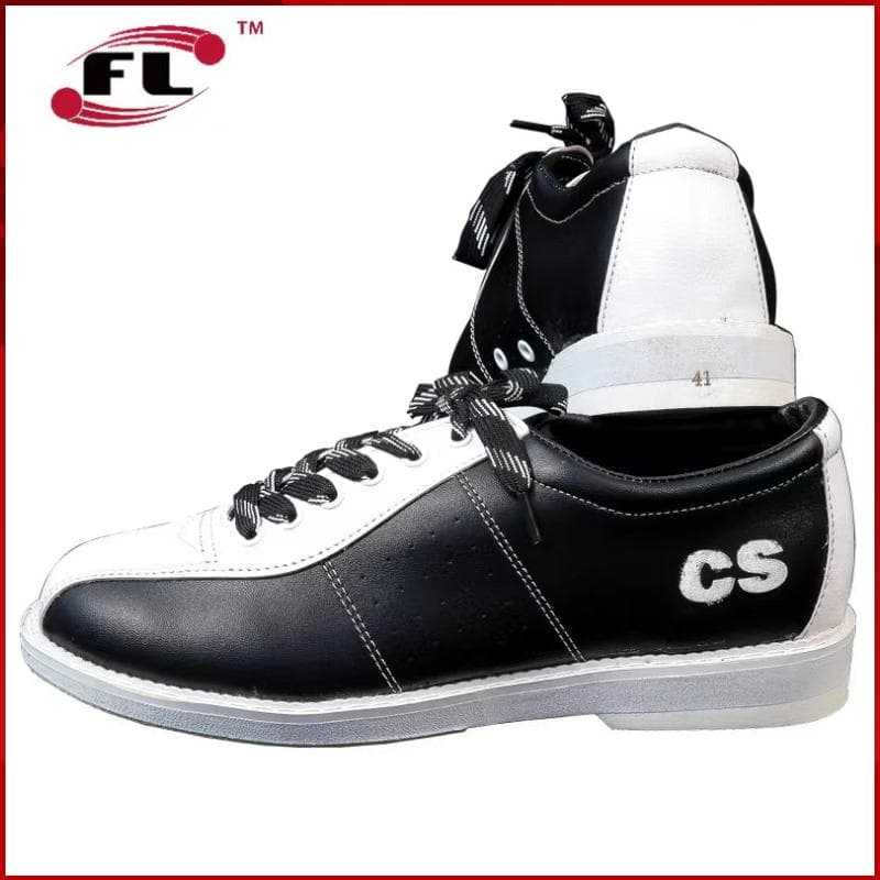 Brand FL Unisex Bowling Boots Size 33-47 Pu Leather Black Sliver Sports Premium for Bowling Enthusiasts Private Shoes cm