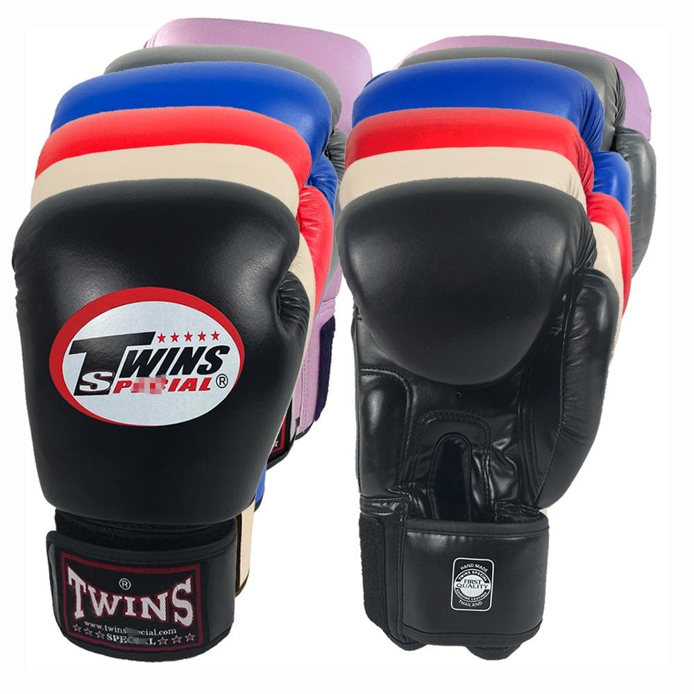 6 colors Twins 8OZ 10OZ 12OZ 14OZ 16OZ adult Kids PU Leather Kick fighting kick punch Gloves Karate Muay Thai MMA Boxing Gloves white