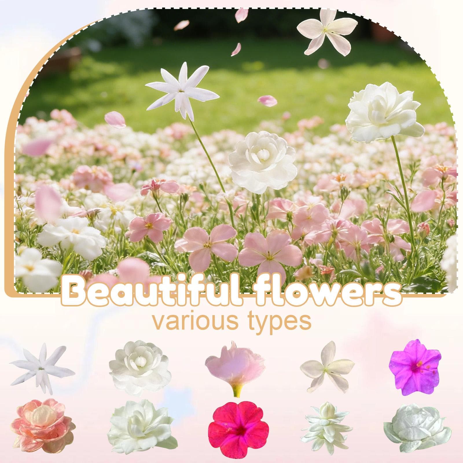 Jasmine Potted Plant, 100 Fragrant Climbing Jasmine Flowers, Beautiful Climbing Blossoms, Suitable For Home Gardens And Outdoor Planting.