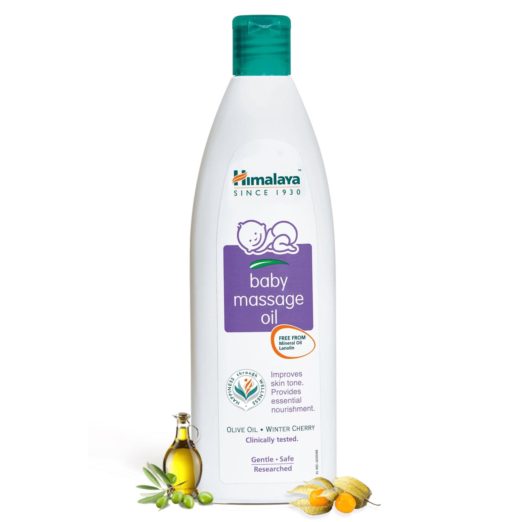 Himalaya Baby Massage Oil 50ML Pack of 1, Gentle Nourishing Skin Moisturizer for Infants