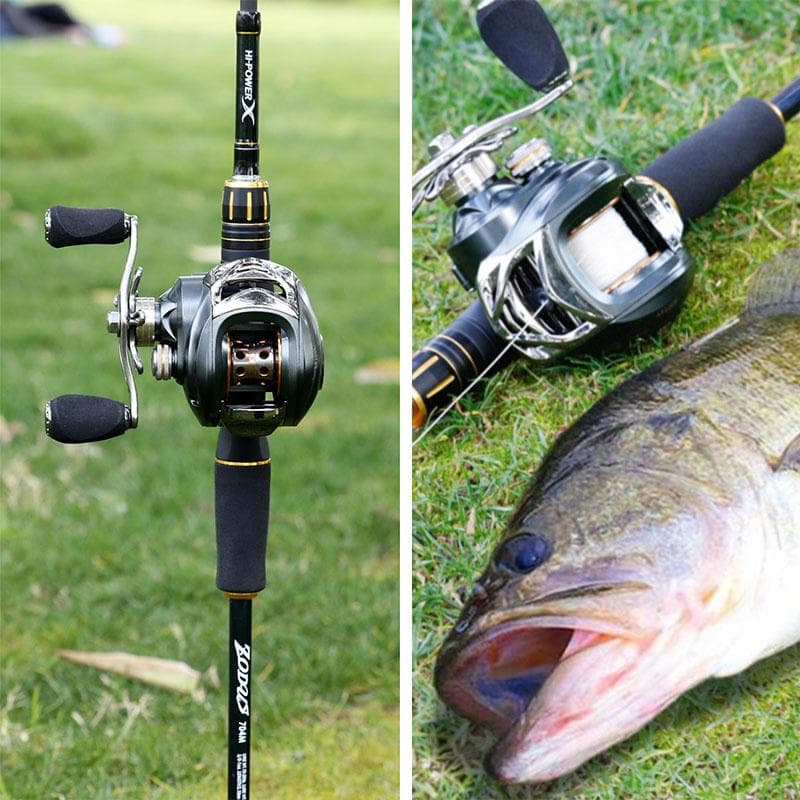Baitcasting Reels 6.3:1 Left/Right Hand Magnetic Brake Casting Fishing Reel Carbon Fiber Drag Wheel