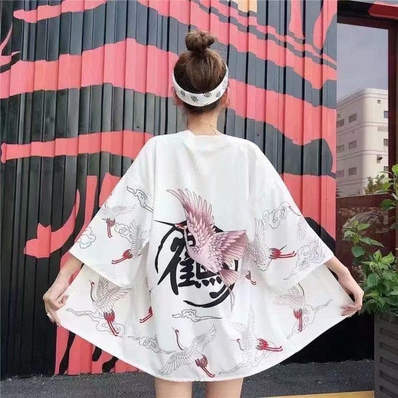 Women Traditional Cardigan Kimono Coat  Thin Outfit cm