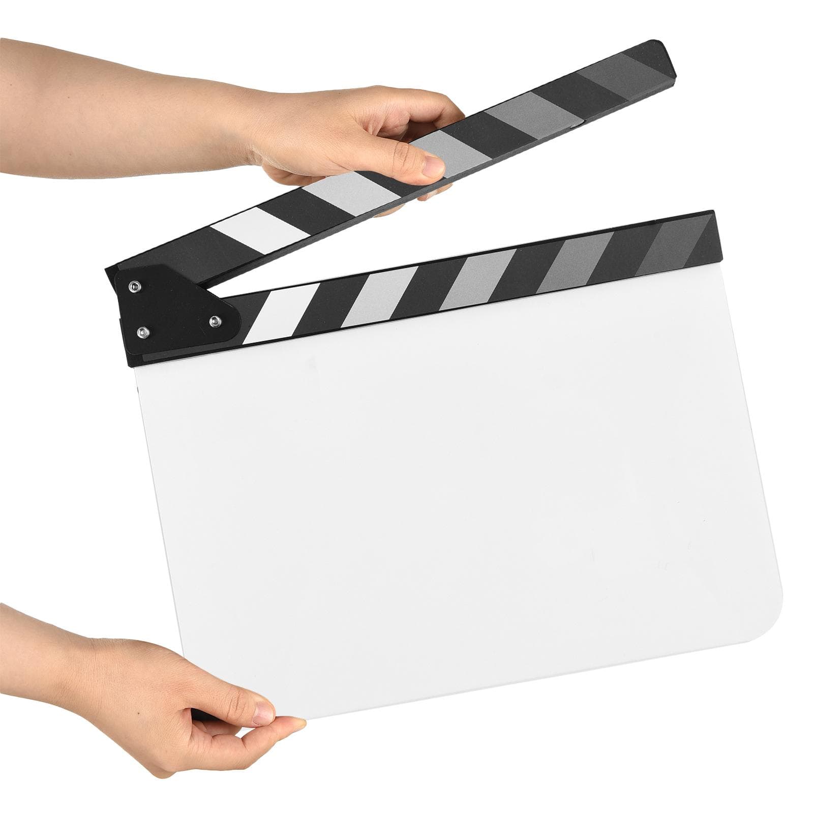 Acrylic Clapperboard Film Clapboard Movie Director s Slate Cut Action Scene Clapper Board Film cm black