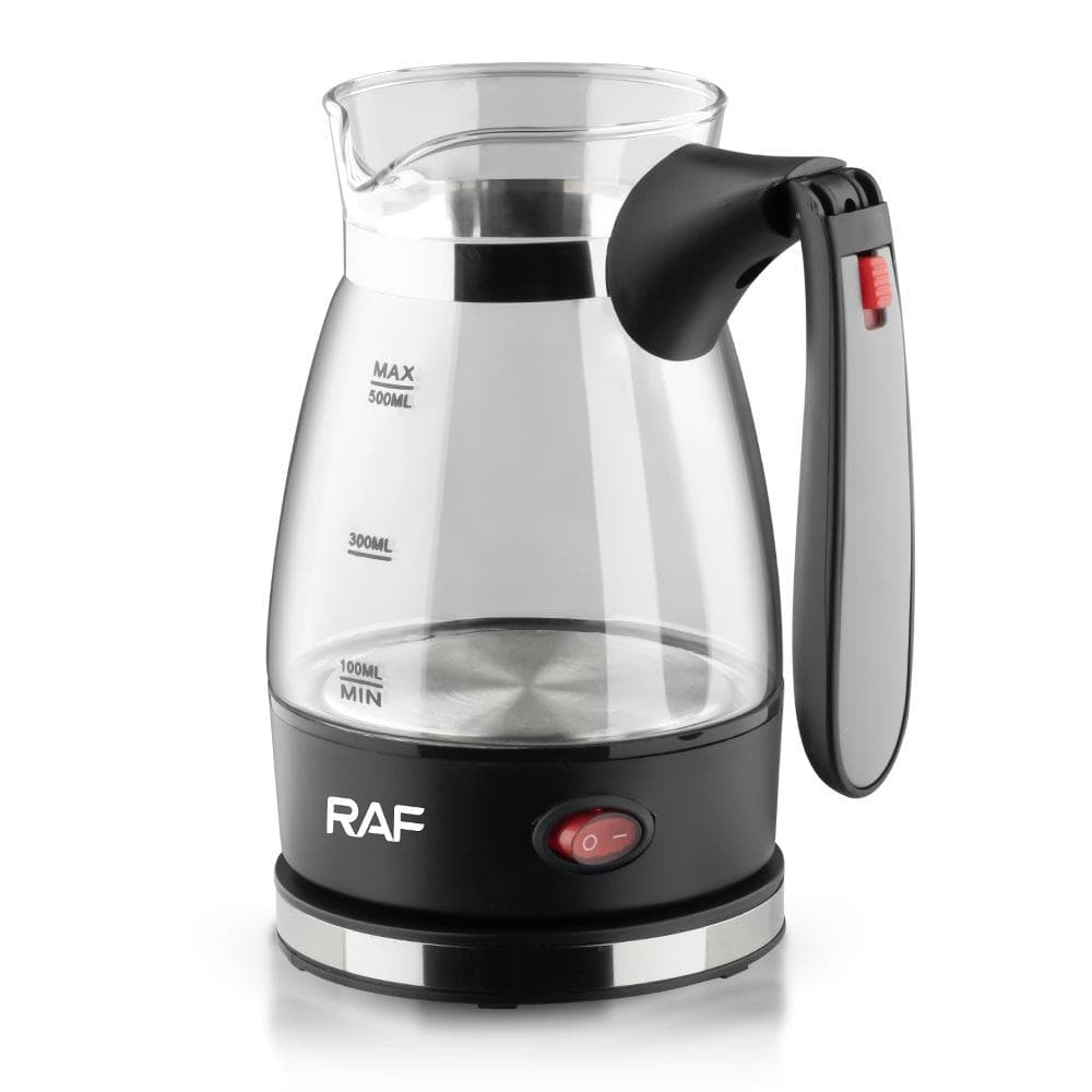 600W Electric Coffee Maker Turkey Coffee Pot Glass Italian Mocha Pot Greek Turkish Coffee Machine Easy for Household Office Gift