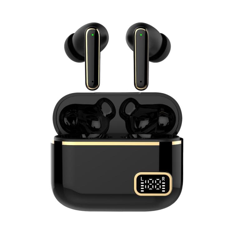 Smart Touch In-Ear Hearing Aid With Digital Charging Compartment white