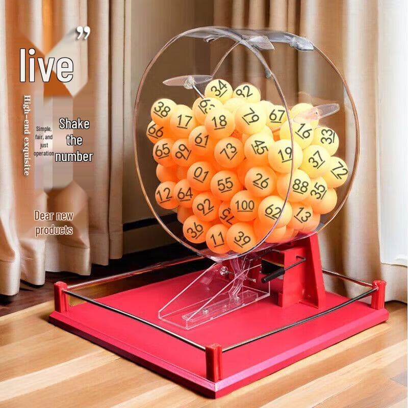 Time Bird Red Lucky Raffle & Lottery Machine