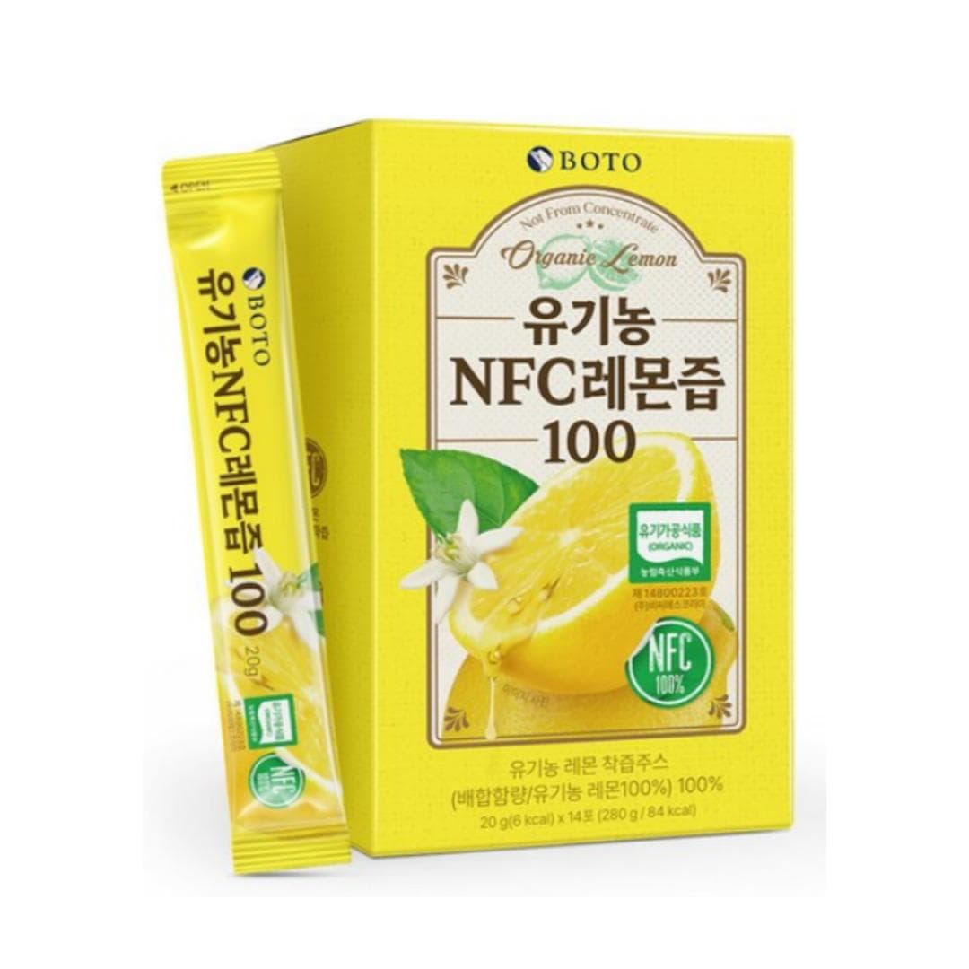 [BOTO] NEW Organic NFC Lemon Juice 100 (20gX14p)