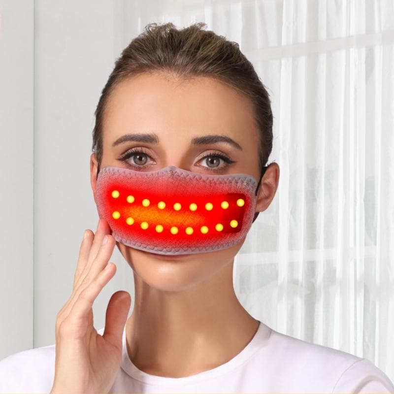 Red Light Therapy Heating Nasal Massager/Fast Heating/Cold Stuffy Nose Relief/Allergic Rhinitis/Runny Nose/Full Wrap Nasal Mask