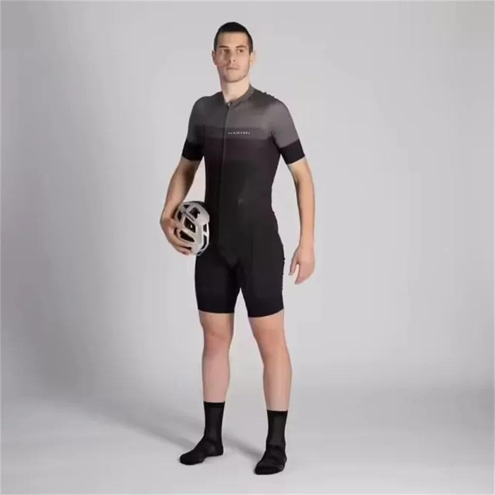 VANRYSEL Men's Triathlon Suit Drive Tri Aero Speedsuit Sports Cycling Run Swimming World Jumpsuit Skinsuit Pulley Clothing
