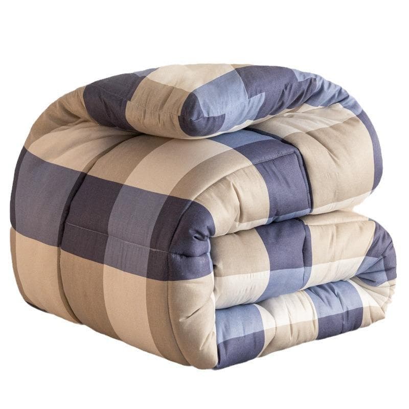 Feather velvet warm winter quilt brown sugar