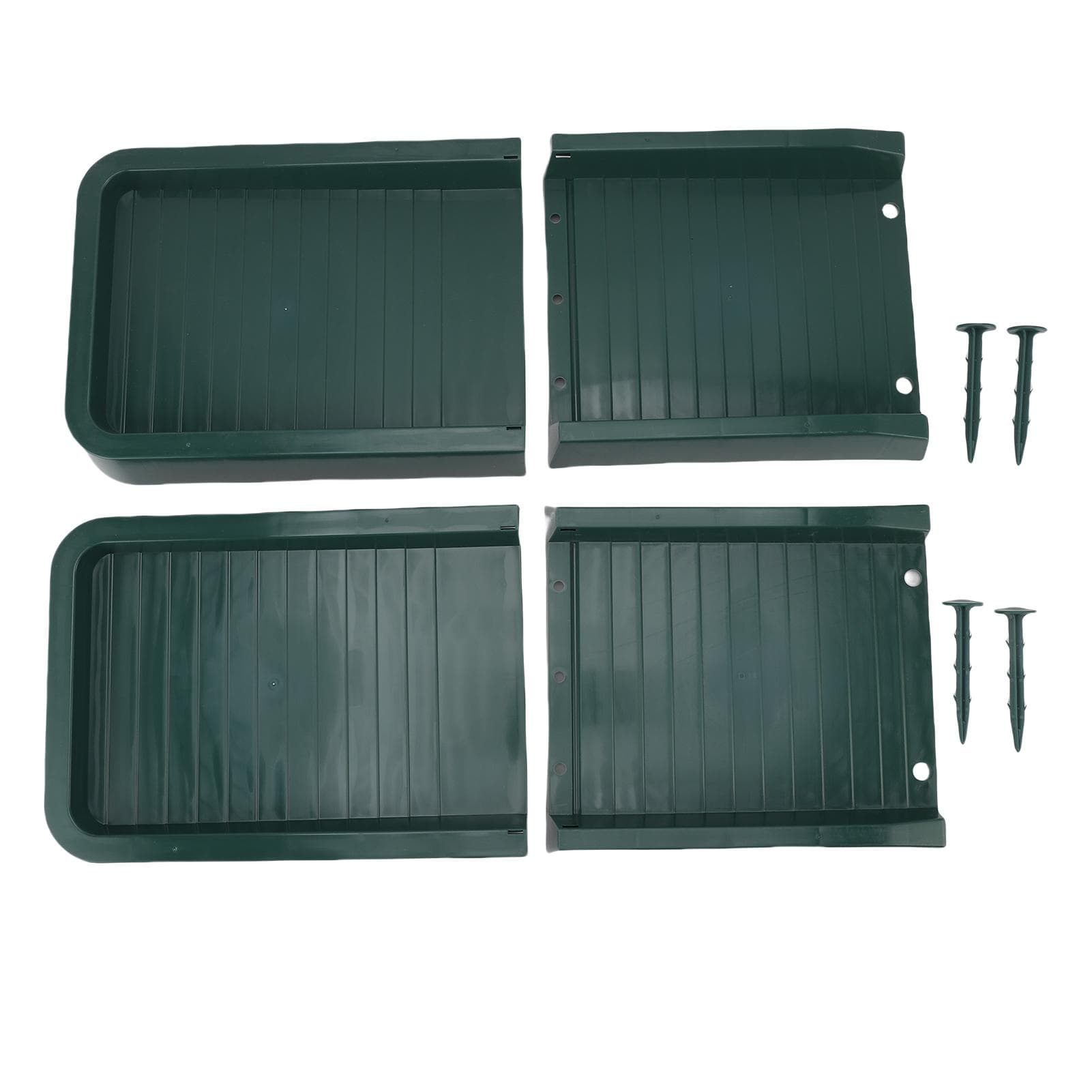 Rain Gutter Downspout Extension Weather Proof PP Rain Gutter Downspout Splash Block for Outdoor black
