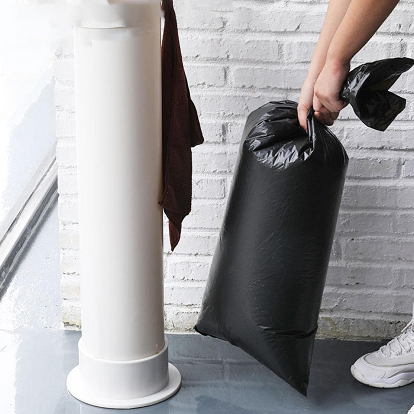 25Pcs Garbage Bags Espresso Grounds Knock Box Bin Liners for Coffee Shop