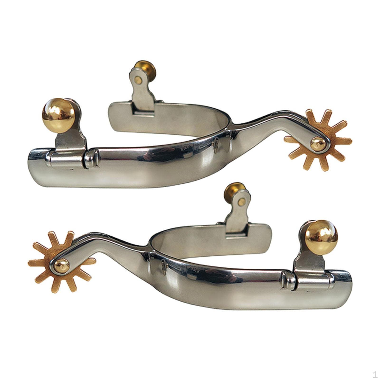 2 Anti Rust Western Style Spur for Competition Equipments