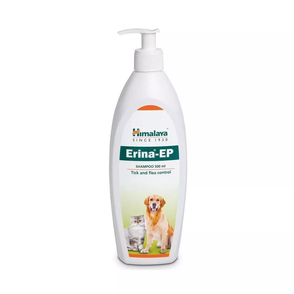 Erina-EP: shampoo for cats and dogs against fleas, ticks and lice (500 ml), Erina-EP Shampoo, Himalaya